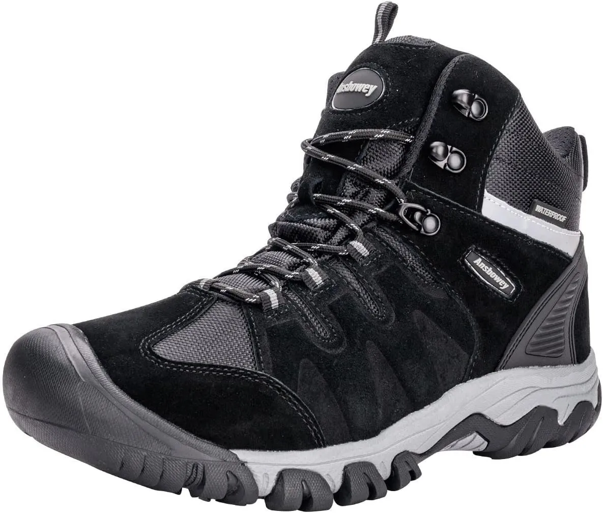 Ansbovey hiking boots waterproof men's hiking shoes women's outdoor trekking shoes