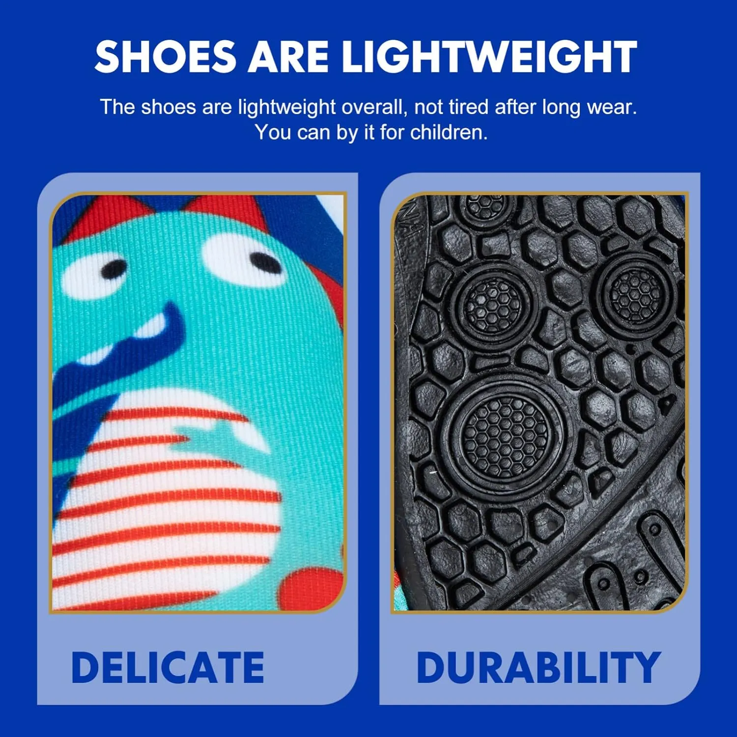 BESPORTBLE 1 Pair Boys Girls Water Shoes Anti- Slip Beach Shoes Kids Breathable Water Shoe Toddler Water Shoe Beach Pool Swim Water Sandals Sneakers