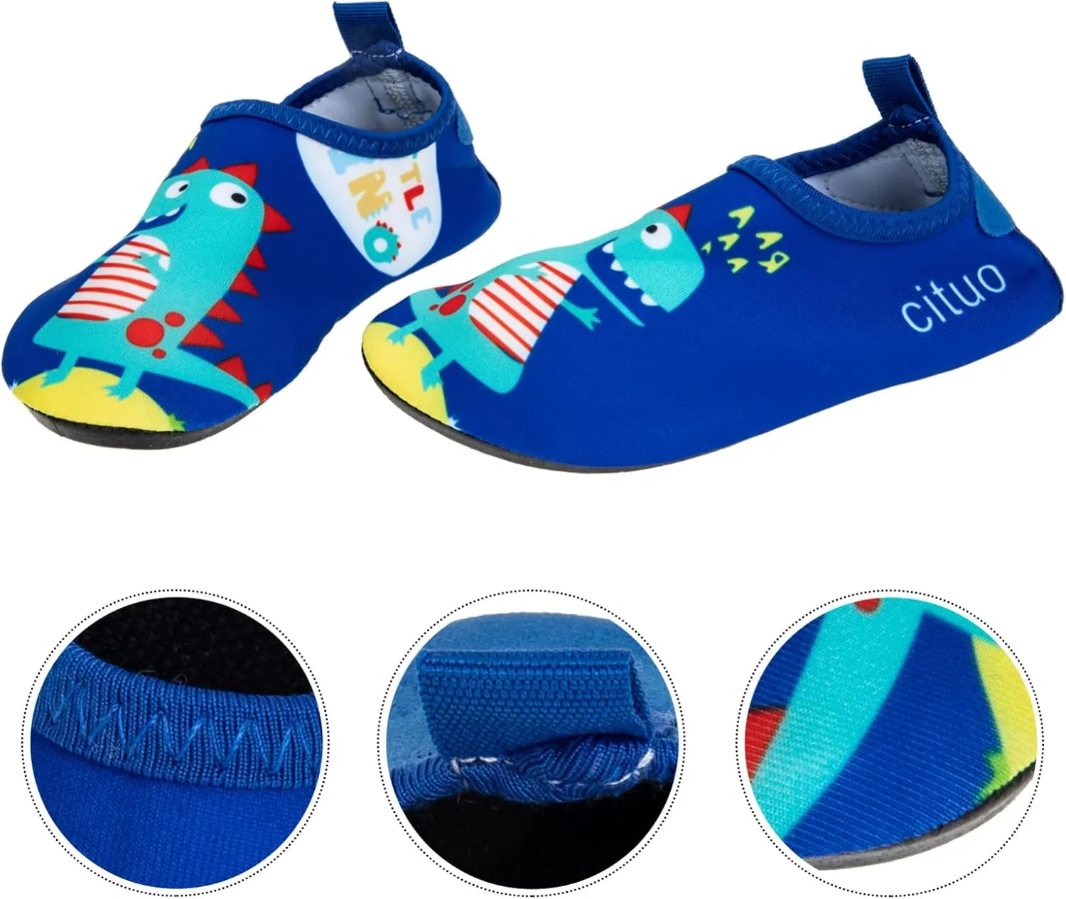 BESPORTBLE 1 Pair Boys Girls Water Shoes Anti- Slip Beach Shoes Kids Breathable Water Shoe Toddler Water Shoe Beach Pool Swim Water Sandals Sneakers