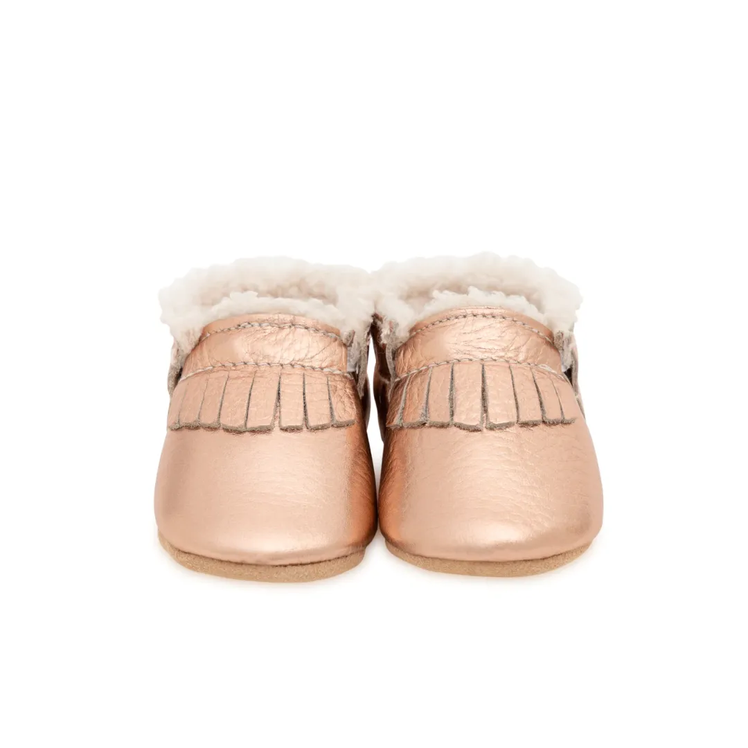 Birdrock Baby Sherpa Moccasins