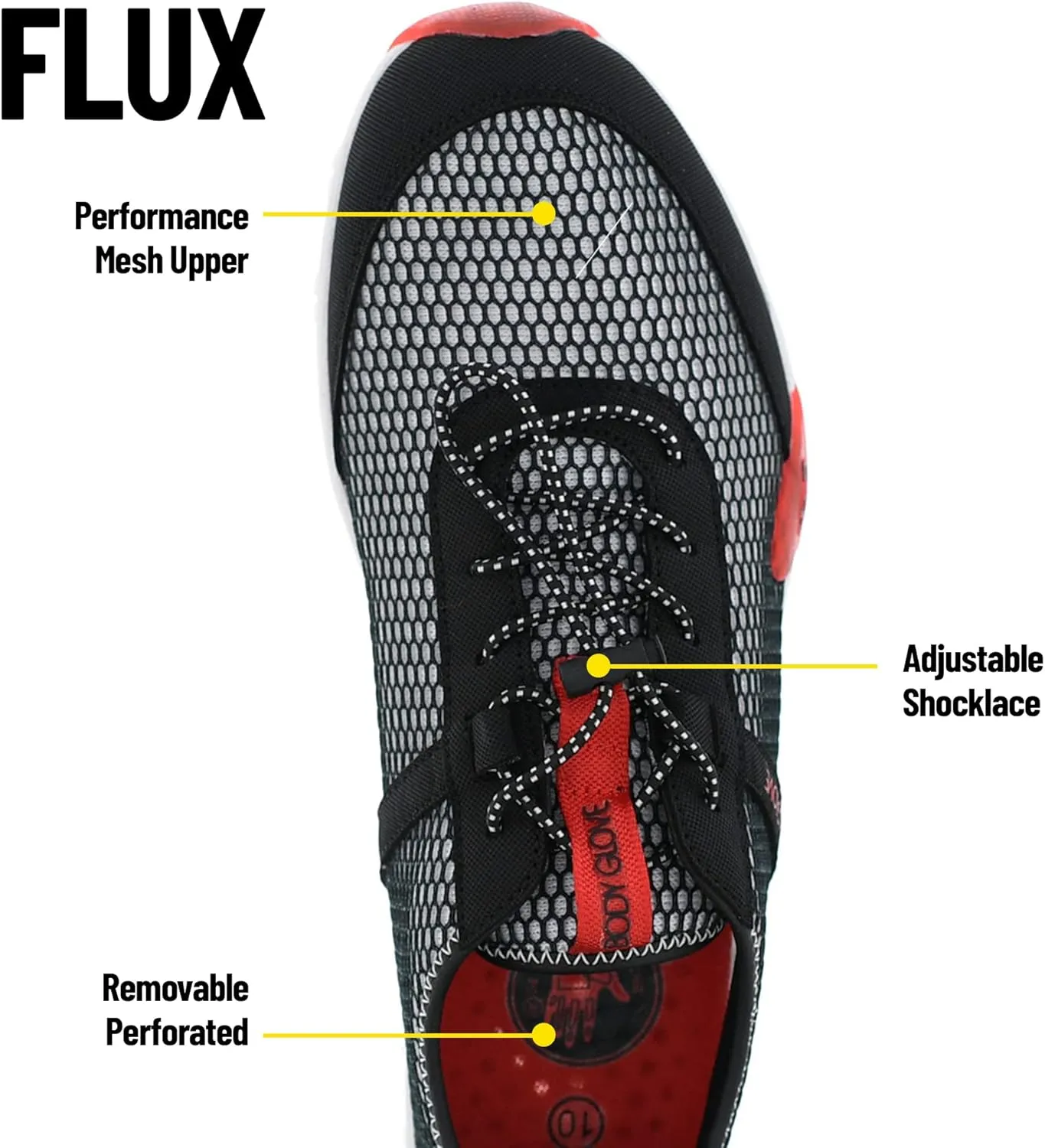 Body Glove Men's Flux Water Shoe - Mens Boat Shoes, Water Shoes for Men, Mens Beach Shoes, Water Socks Men, Deck Shoes Men, Mens Water Shoes