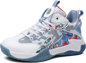 Boys Basketball Shoes Kids Basketball Sneakers Breathable Tennis Shoes for Boys Girls