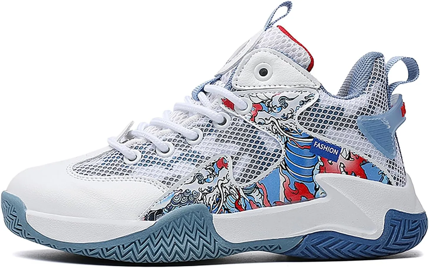 Boys Basketball Shoes Kids Basketball Sneakers Breathable Tennis Shoes for Boys Girls