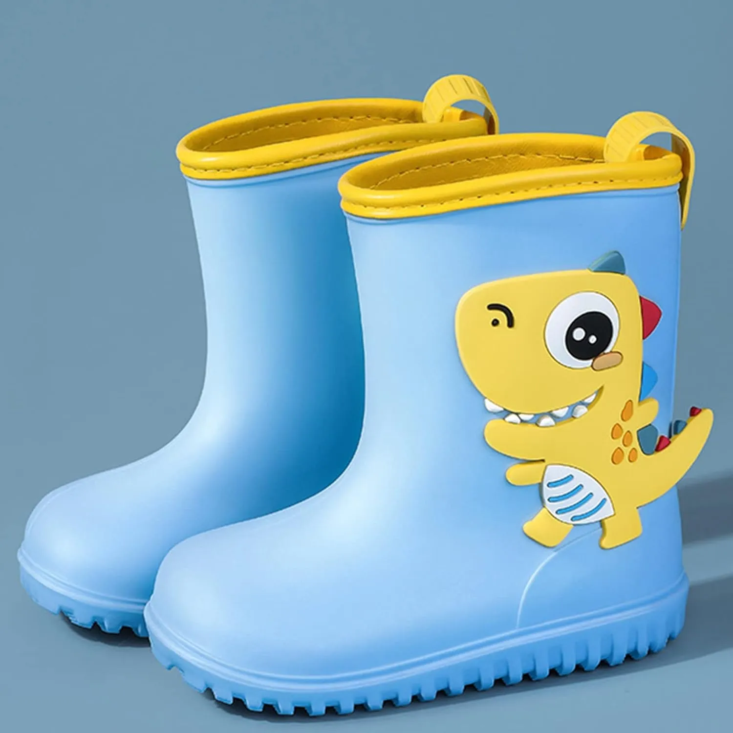 Boys Girls Rain Boots Non Slip Rubber Rain Boots For Toddlers And Kids With Cute Cartoon Design Snow Toddler Boots