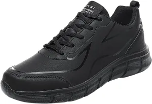 Breathable & Comfortable Sneaker Outdoor Men Mountaineering Casual Sport Shoes Lace Up Solid Color Running Breathable