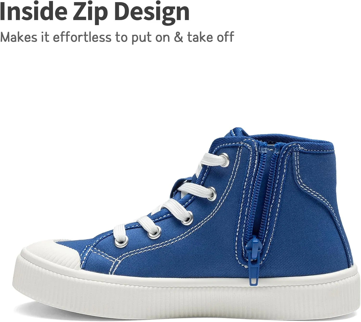 DREAM PAIRS Kids Sneakers Little Boys Girls High Top Canvas Shoes LilLegends CourtStar Casual Walking Shoes