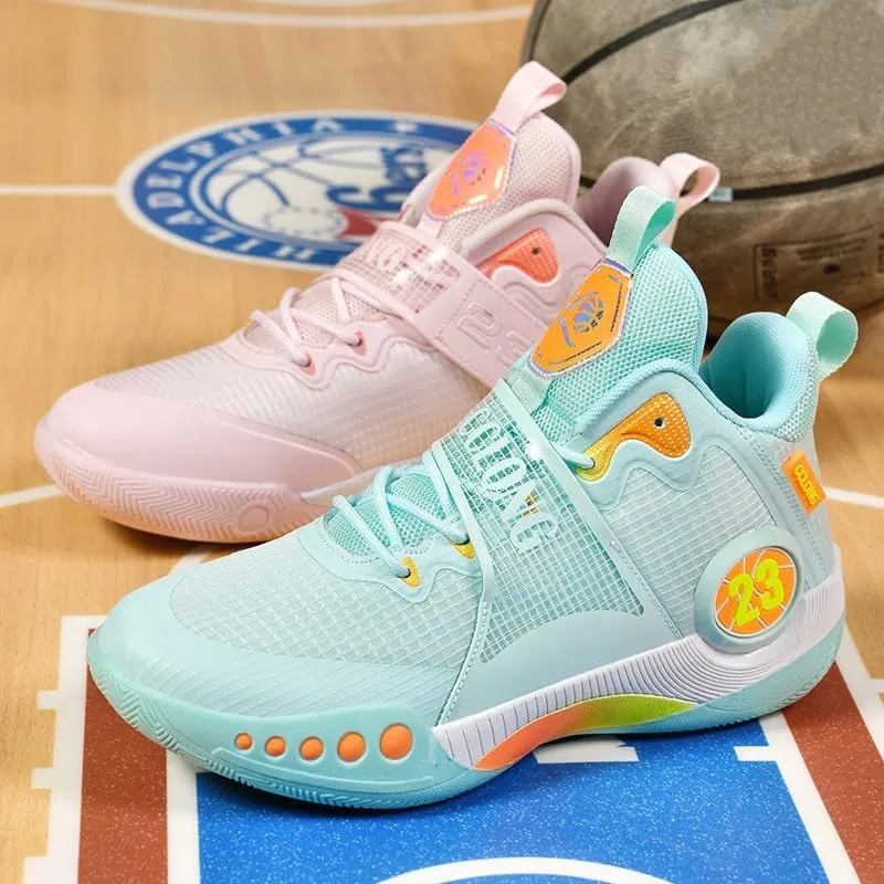 High Top Womens Mens Basketball Shoes Fashion Colorful Painting Running Sneakers Breathable Non-Slip Outdoor Casual Lightweight Sport Shoes