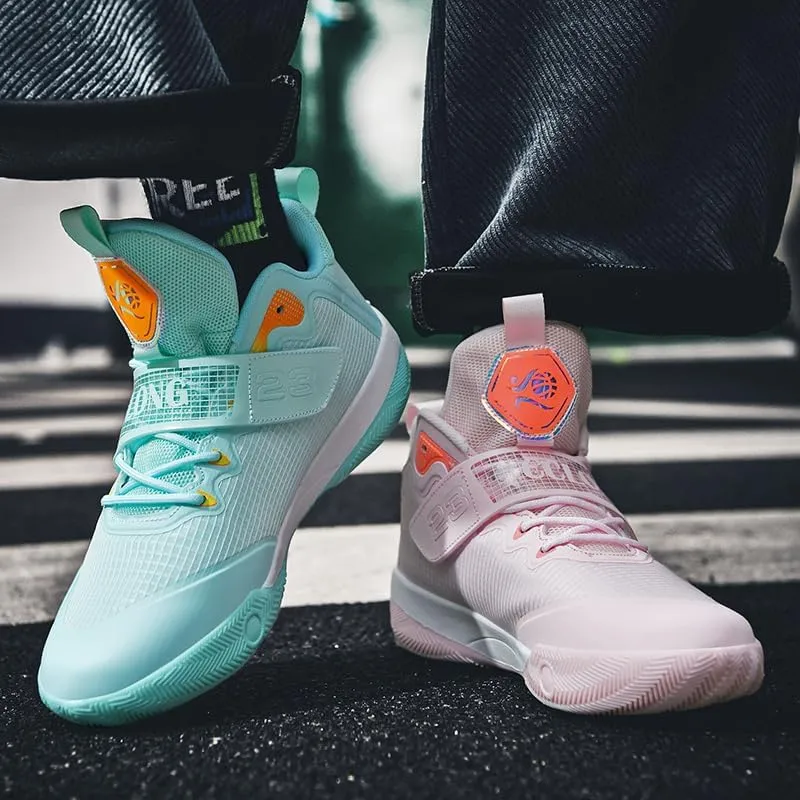 High Top Womens Mens Basketball Shoes Fashion Colorful Painting Running Sneakers Breathable Non-Slip Outdoor Casual Lightweight Sport Shoes