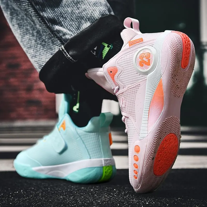 High Top Womens Mens Basketball Shoes Fashion Colorful Painting Running Sneakers Breathable Non-Slip Outdoor Casual Lightweight Sport Shoes