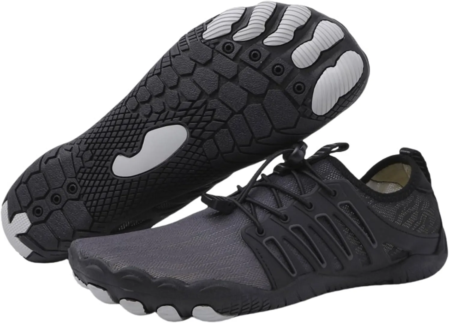 Hike Barefoot Shoes for Womens Mens Footwear, Pro Barefoot Shoes with Wide Toe Box Healthy & Non-Slip, Breathable Trail Running Shoes, Beach Pool Swim Surf Hiking Walking Shoes