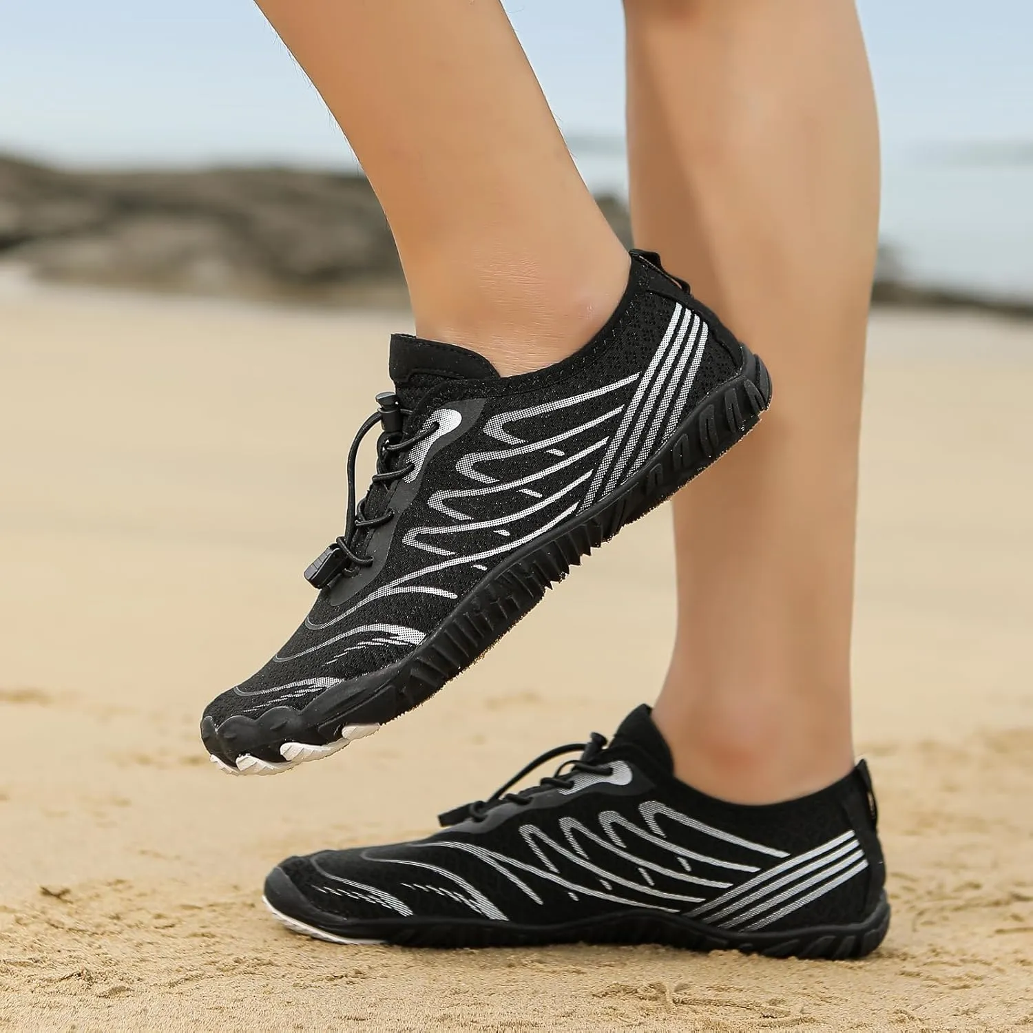 Hike Barefoot Shoes Womens Mens Footwear Pro Barefoot Shoes with Wide Toe Box Trail Running Shoes, Healthy Non-Slip Quick Dry Athletic Hiking Shoes