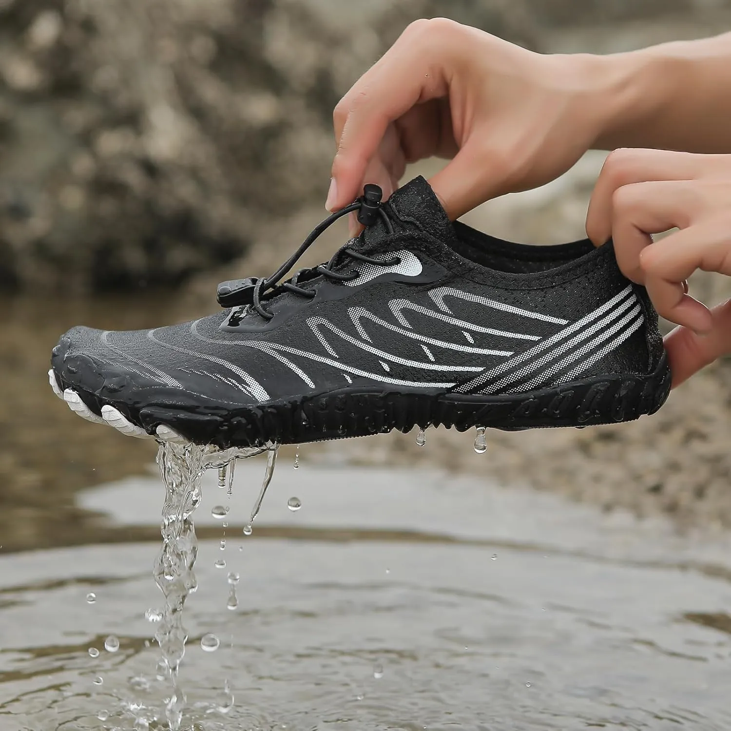 Hike Barefoot Shoes Womens Mens Footwear Pro Barefoot Shoes with Wide Toe Box Trail Running Shoes, Healthy Non-Slip Quick Dry Athletic Hiking Shoes