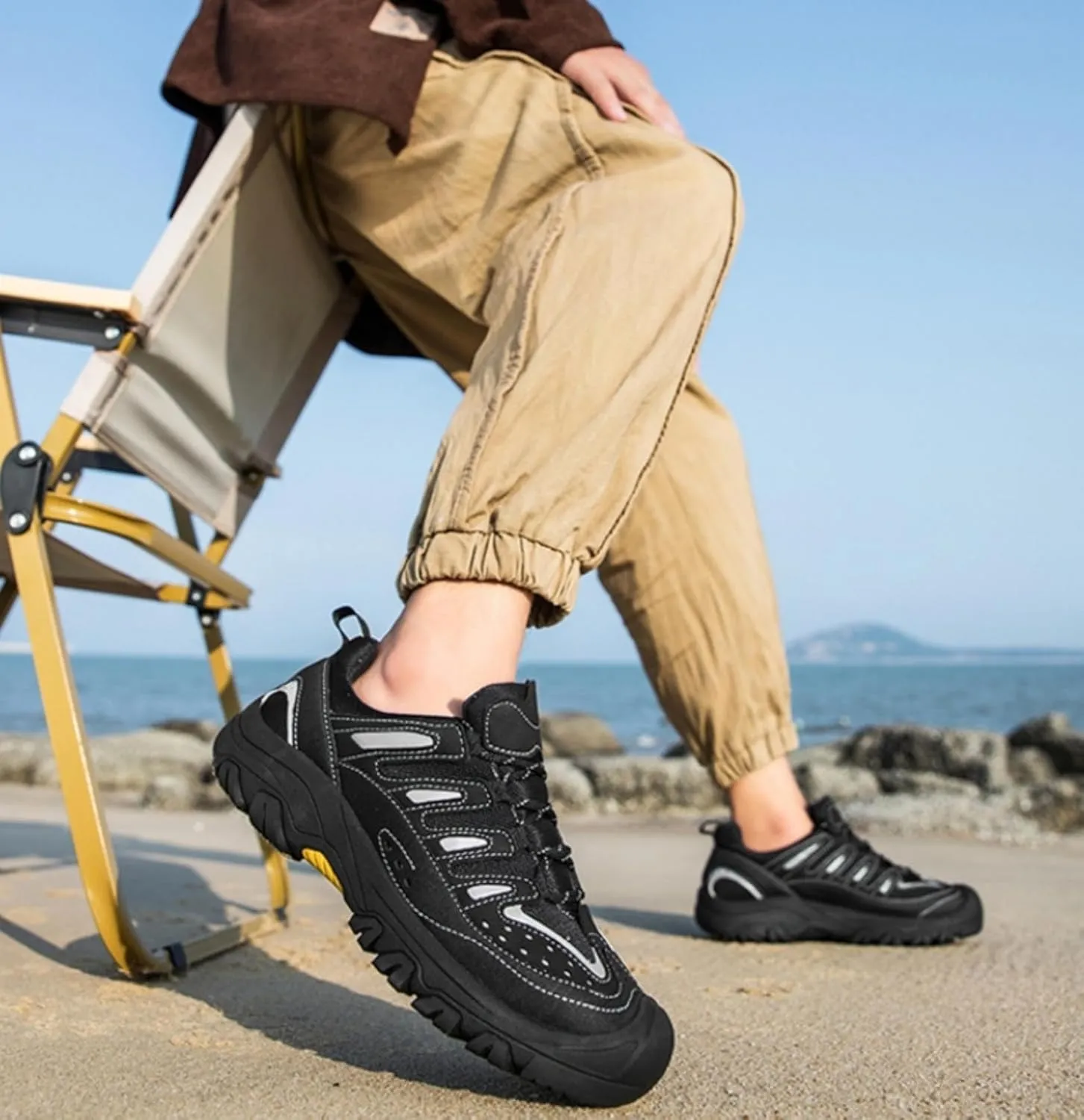 Hiking Shoes Breathable,Fashion Casual Shoes Breathable Hiking Shoes Men's Hiking Shoes,for Outdoor Sports,Mountain for Men