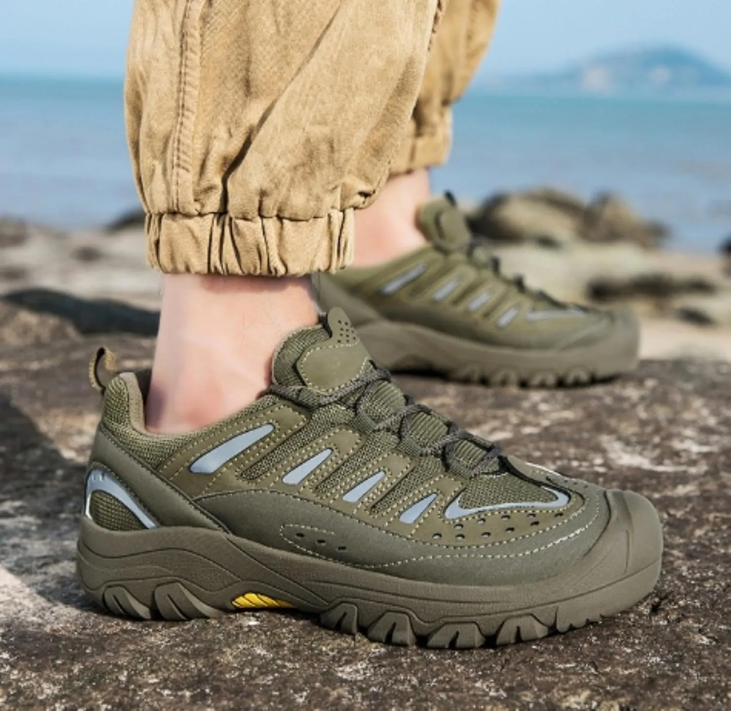 Hiking Shoes Breathable,Fashion Casual Shoes Breathable Hiking Shoes Men's Hiking Shoes,for Outdoor Sports,Mountain for Men
