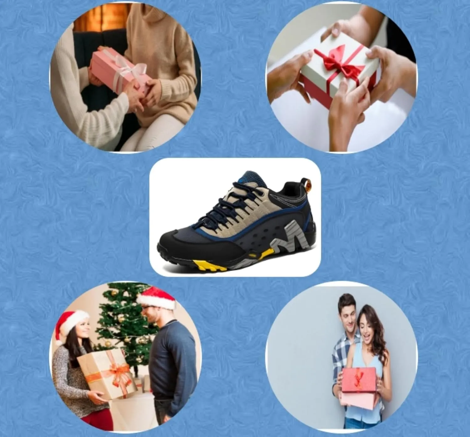 Hiking Shoes Comfortable,Breathable Hiking Shoes Slip Men's Hiking Shoes,for Outdoor Sports,Camping,Mountain Climbing