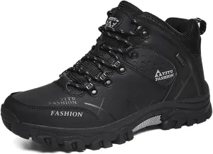 hongrenamz Mens Hiking Waterproof Boots Walking Shoes Lightweight Breathable Hiking Shoes