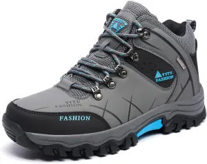 hongrenamz Mens Hiking Waterproof Boots Walking Shoes Lightweight Breathable Hiking Shoes