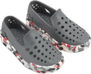 Joybees Kids Skate Sneak Charcoal/Charcoal Camo Gummy - 5 M US Toddler