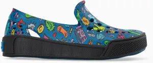 Joybees Kids Skate Sneaker Midnight Teal Skateboard - 7 M US Toddler