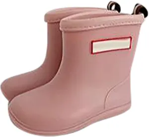 Kids Baby Easy On Rain Shoes Boots for Toddler Short Rain Boots Lightweight Rainy Day Shoes Rain Boots