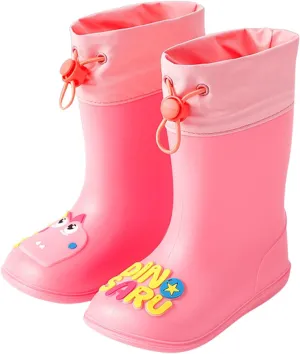 Kids Dinosaur Rain Boots With An Elastic Boot Collar Toddler Rain Shoes Yellow Rain Boots Toddler Girls Rainboots