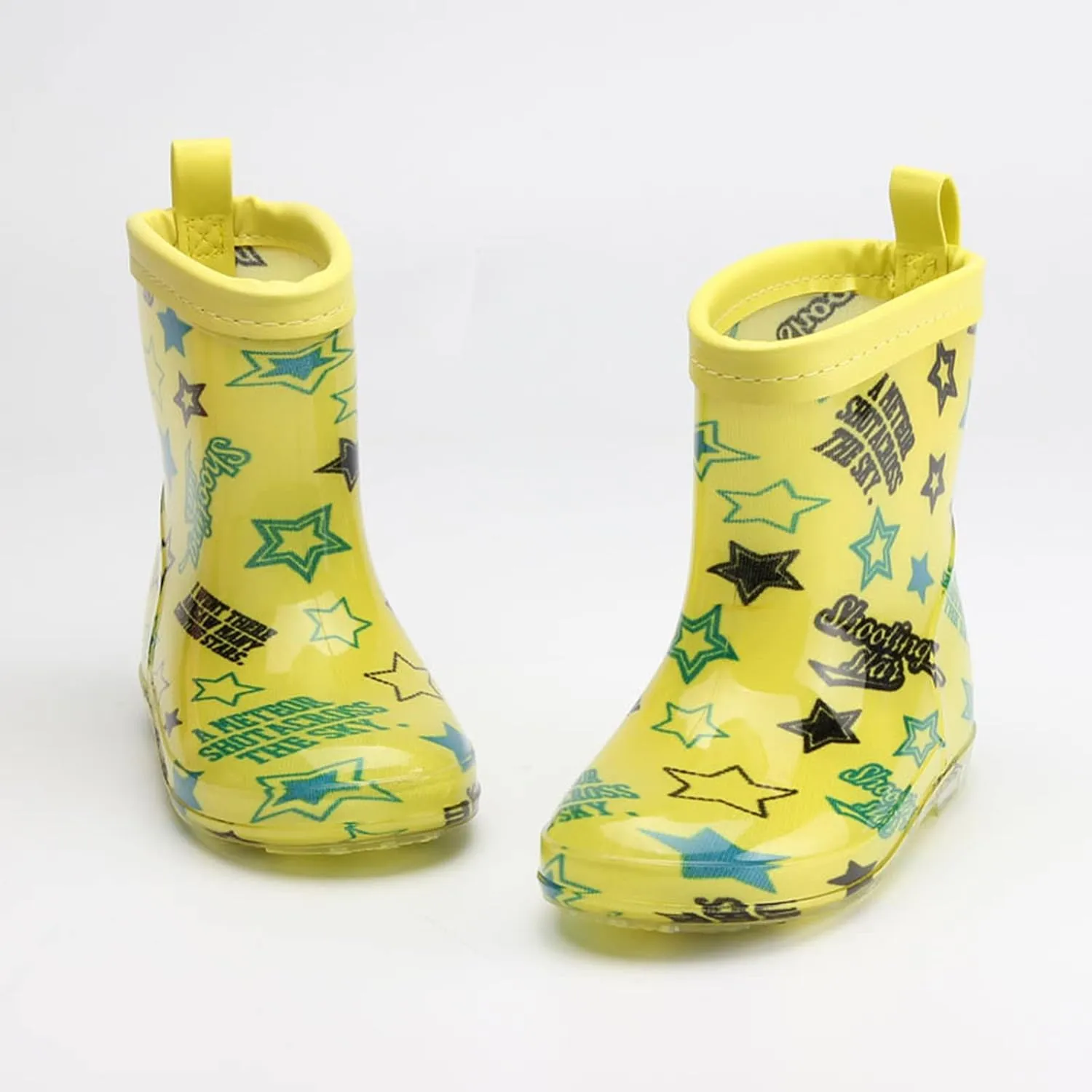 Kids Rain Boots Toddler Girls Rain Boots Waterproof Water Shoes Non-Slip Mud Boots Rain Boots For Toddler Boys Blue