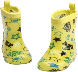 Kids Rain Boots Toddler Girls Rain Boots Waterproof Water Shoes Non-Slip Mud Boots Rain Boots For Toddler Boys Blue