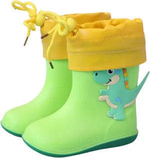 Kids Rain Boots Toddler Non Slip Rain Shoes Children Waterproof Boots for Boys Girls Lightweight Rubber Boots 12 Month