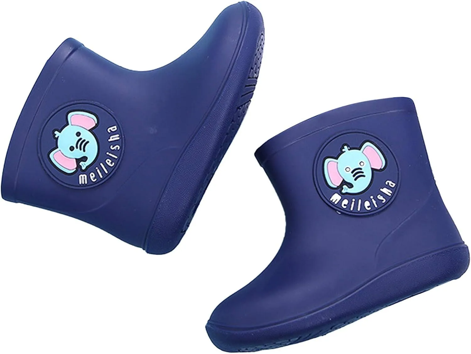 Kids Short Rain Boot For Boys Cartoon Non-Slip Lightweight Insulated Mud Boots Rubber Boots For Girls Waterproof