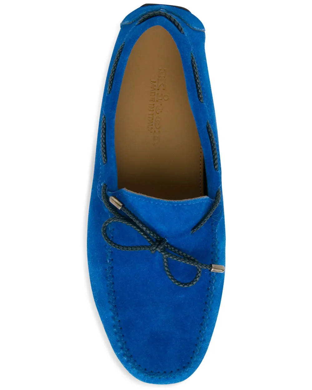 Lace Up Driver in High Blue
