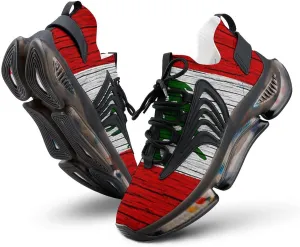 Lebanon Wood Texture Lebanese Walking Shoes for Men Lightweight Tennis Fashion Elastic Sports Shoes Cushion Basketball Shoes