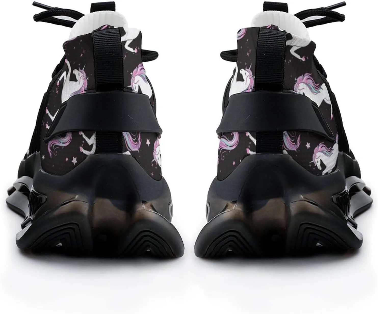 Magic Unicorrn Walking Shoes for Men Lightweight Tennis Fashion Elastic Sports Shoes Cushion Basketball Shoes