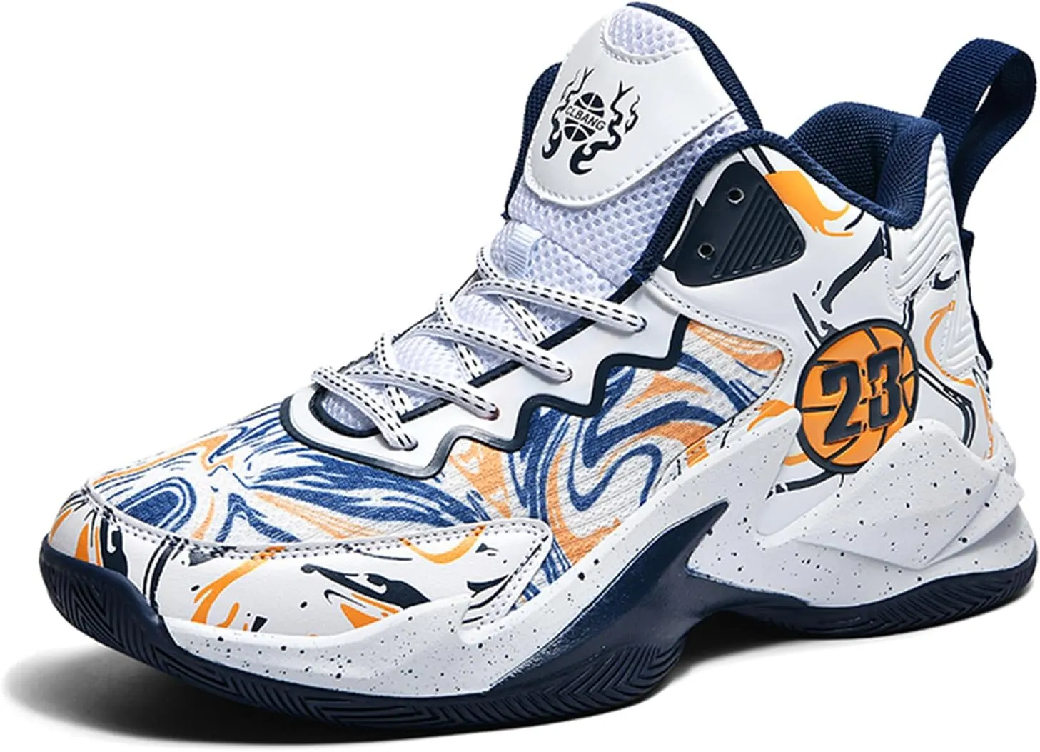 Men Basketball Shoes Fashion Athletic Sneakers Outdoor Sport Shoes Lightweight Volleyball Shoes Non Slip Basketball Shoes