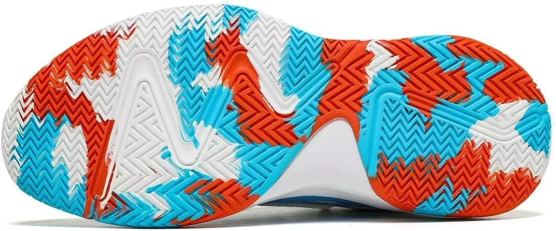 Men's Basketball Shoes Lightweight and Breathable Running Shoes Anti-Slip Outdoor Sports Shoes