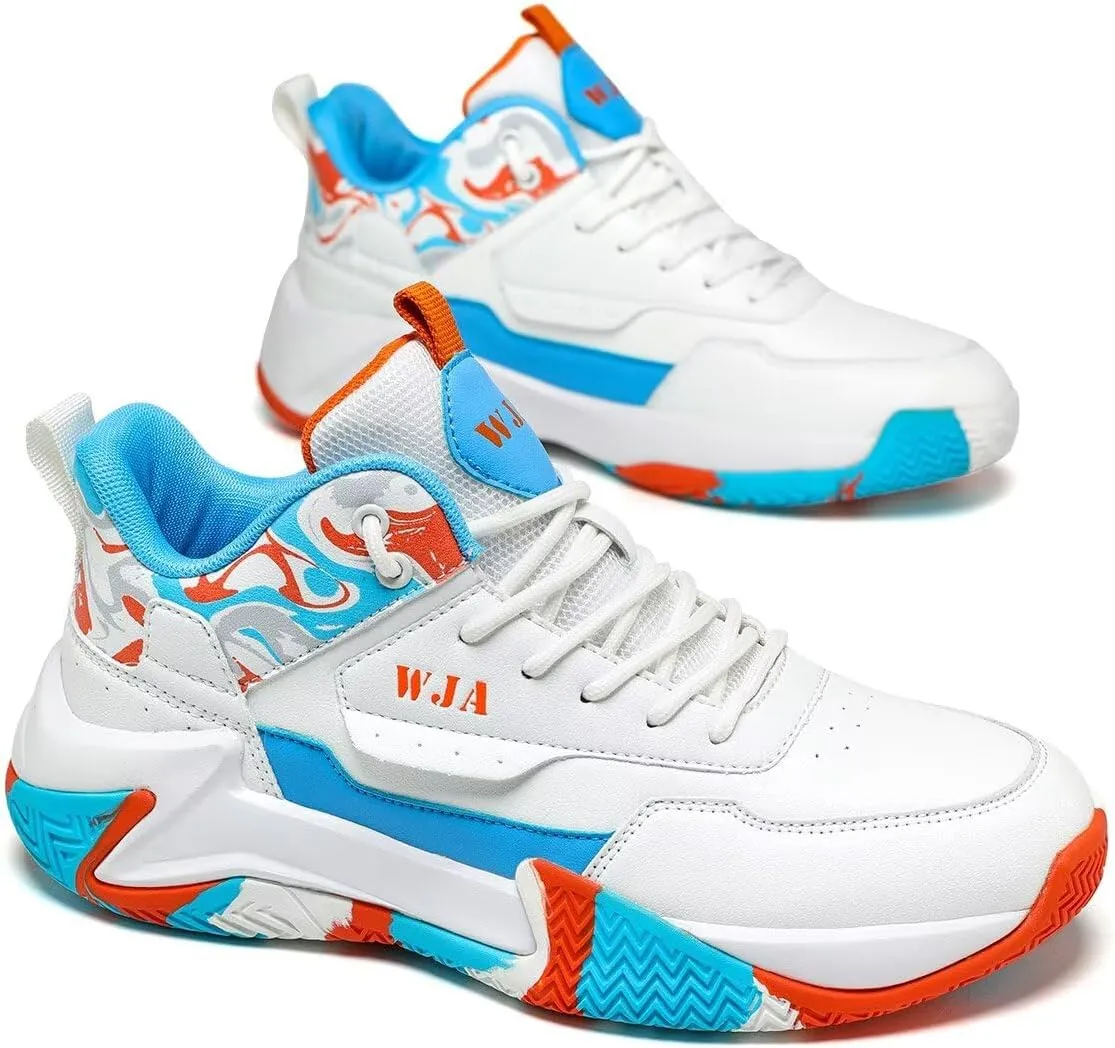 Men's Basketball Shoes Lightweight and Breathable Running Shoes Anti-Slip Outdoor Sports Shoes