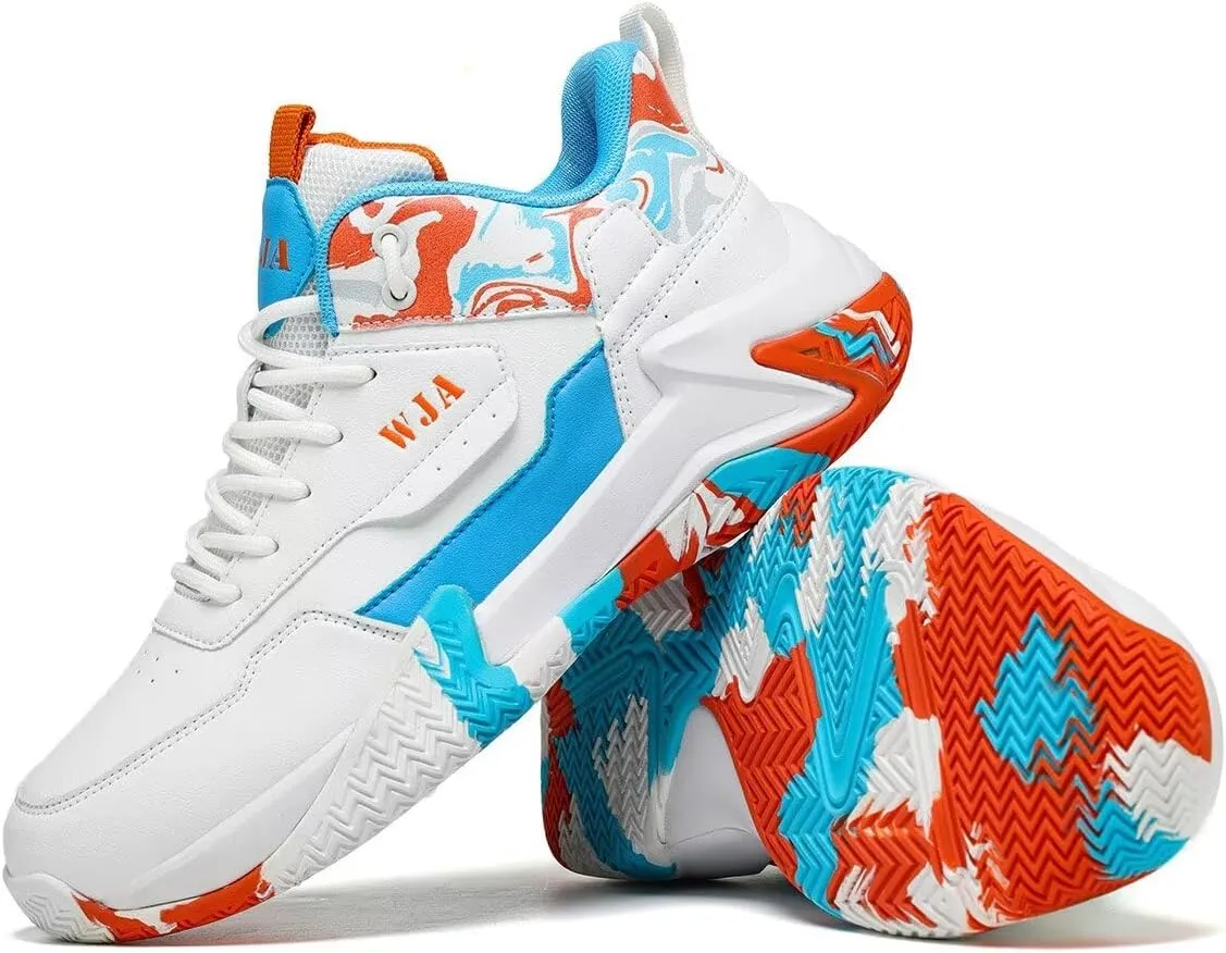 Men's Basketball Shoes Lightweight and Breathable Running Shoes Anti-Slip Outdoor Sports Shoes