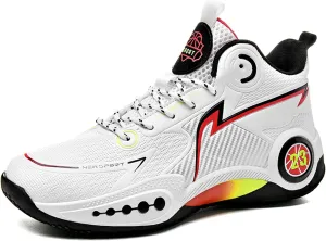 Mens Basketball Shoes Waterproof Durable Lightweight Loose Breathable Sneakers