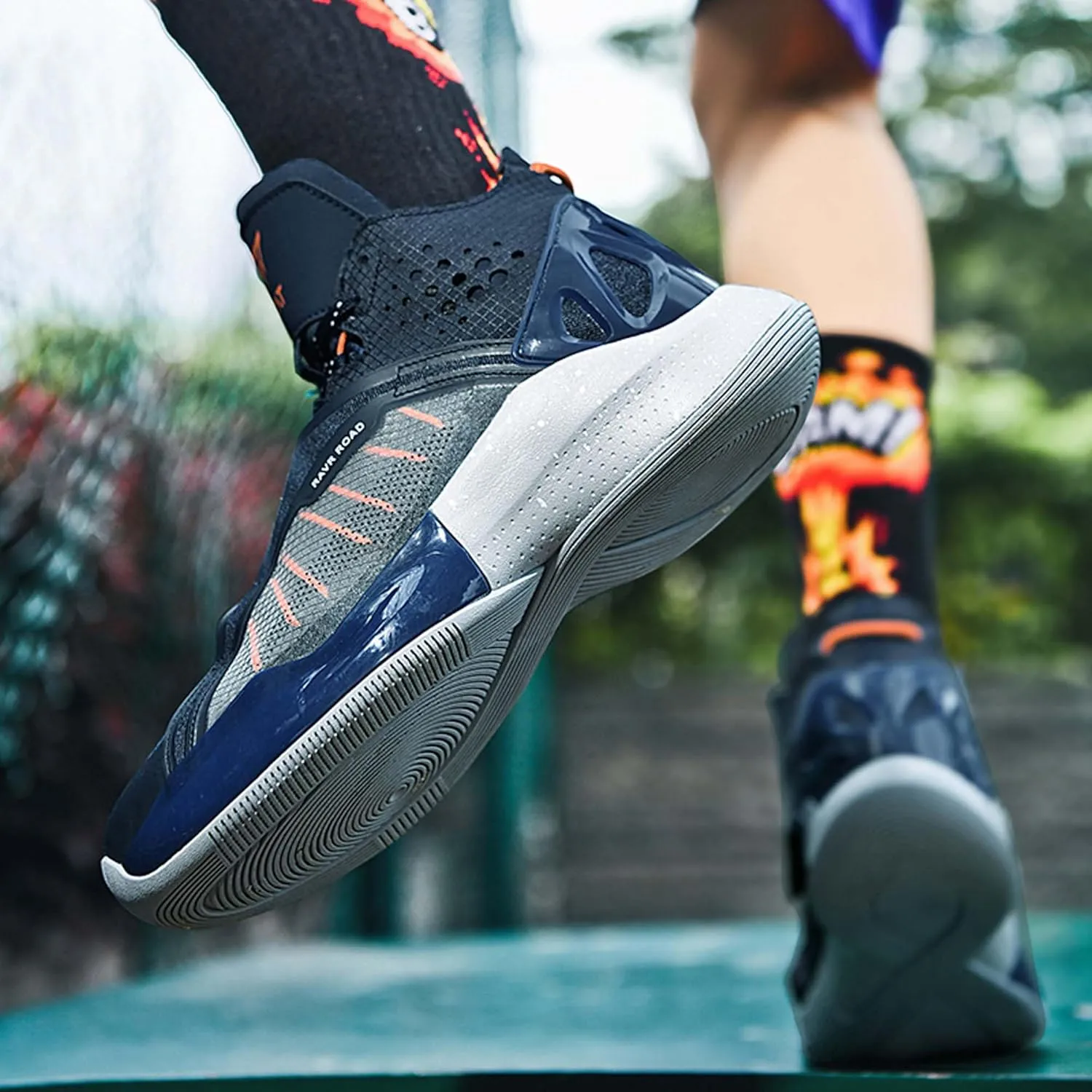 Men's Basketball Shoes,Cicada Wing Design Series,Arch Support High Top Basketball Shoes,Running Shoes Sneakers,Daily Training Shoes,Combat Basketball Shoes,Indoor and Outdoor Basketball Shoes