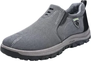 Mens Everyday Sneakers Men's New Pure Color Suede Fashion Casual Sports Shoes in Spring and