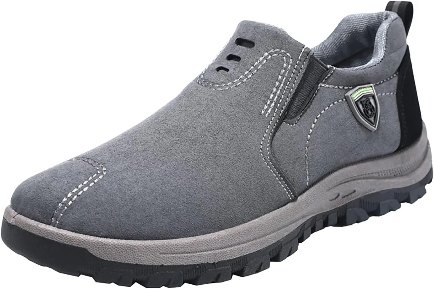 Mens Everyday Sneakers Men's New Pure Color Suede Fashion Casual Sports Shoes in Spring and