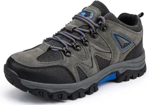 Mens Hiking Shoes Non-Slip Hiking Boots Waterproof Hiking Shoes Thick Sole Shock Outdoor Climbing Walking Camping Size 6-10