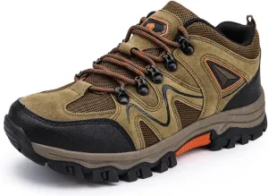 Mens Hiking Shoes Non-Slip Hiking Boots Waterproof Hiking Shoes Thick Sole Shock Outdoor Climbing Walking Camping Size 6-10