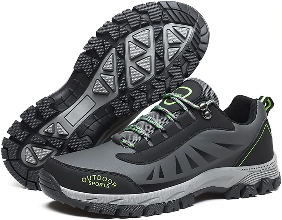 Men's Hiking Shoes Outdoor Athletic Camping Sneakers Waterproof Hiking Shoes Men