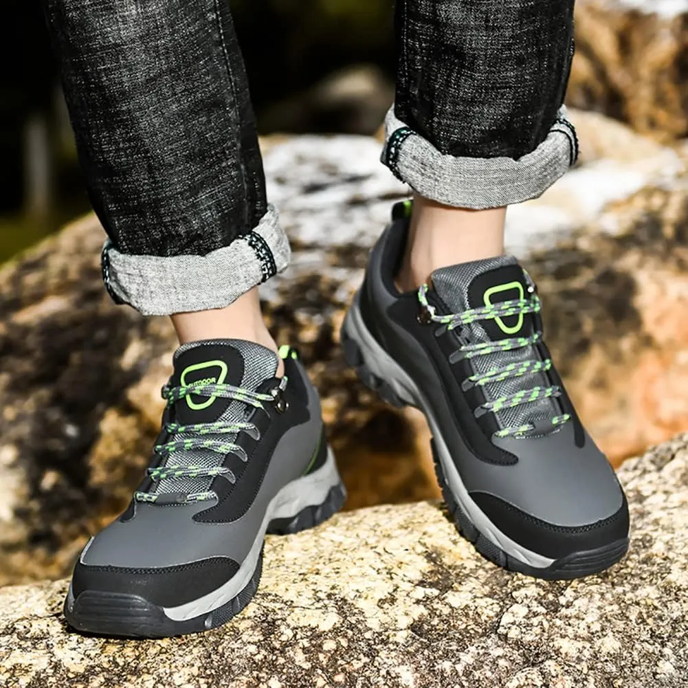 Men's Hiking Shoes Outdoor Athletic Camping Sneakers Waterproof Hiking Shoes Men