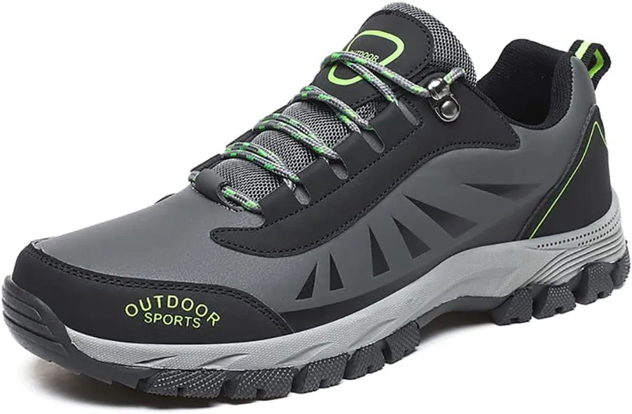Men's Hiking Shoes Outdoor Athletic Camping Sneakers Waterproof Hiking Shoes Men