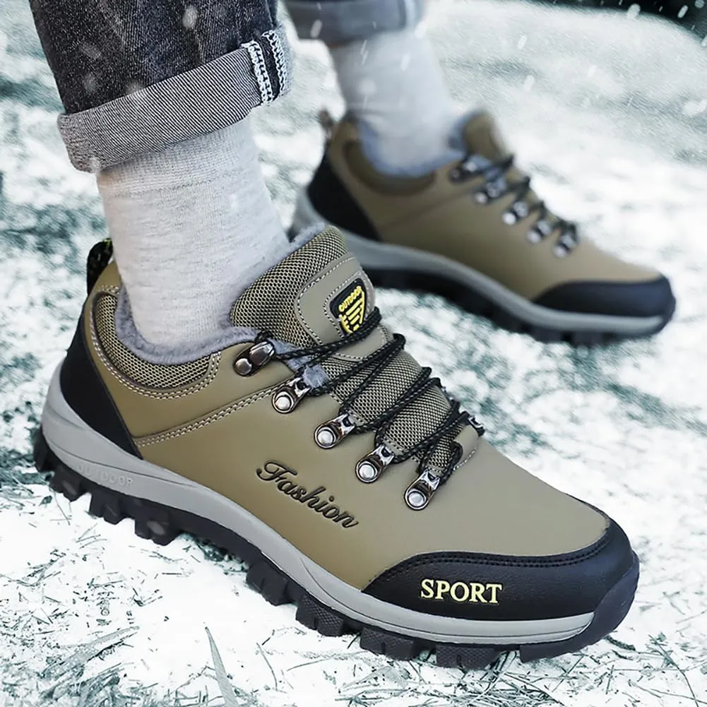 Men's Hiking Shoes Outdoor Athletic Camping Sneakers Waterproof Hiking Shoes Men