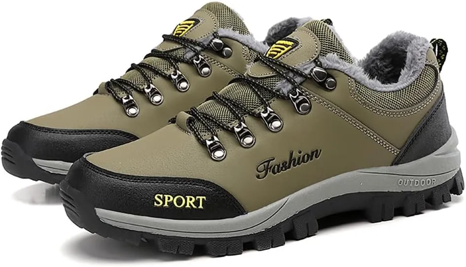 Men's Hiking Shoes Outdoor Athletic Camping Sneakers Waterproof Hiking Shoes Men