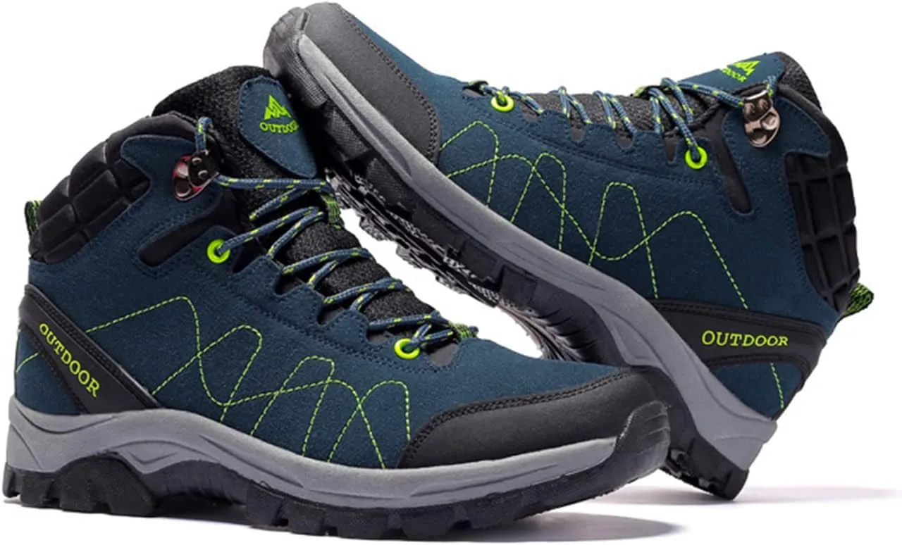 Men's Hiking Shoes Waterproof Anti Slip Hiking Boots Outdoor Lightweight Trekking Sneakers