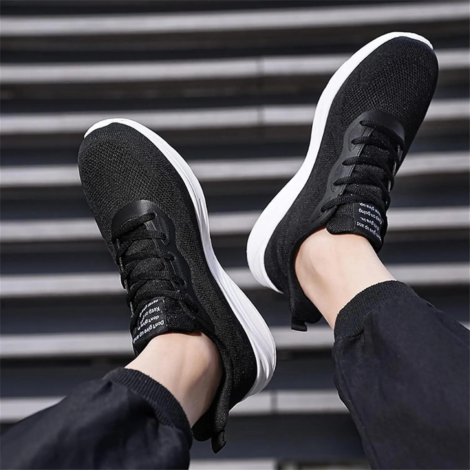 Men's Recovery Shoes Lace Up Solid Running Shoes Casual Fashion Sneakers Lightweight Lite Adapt V3 Sneaker - Men's