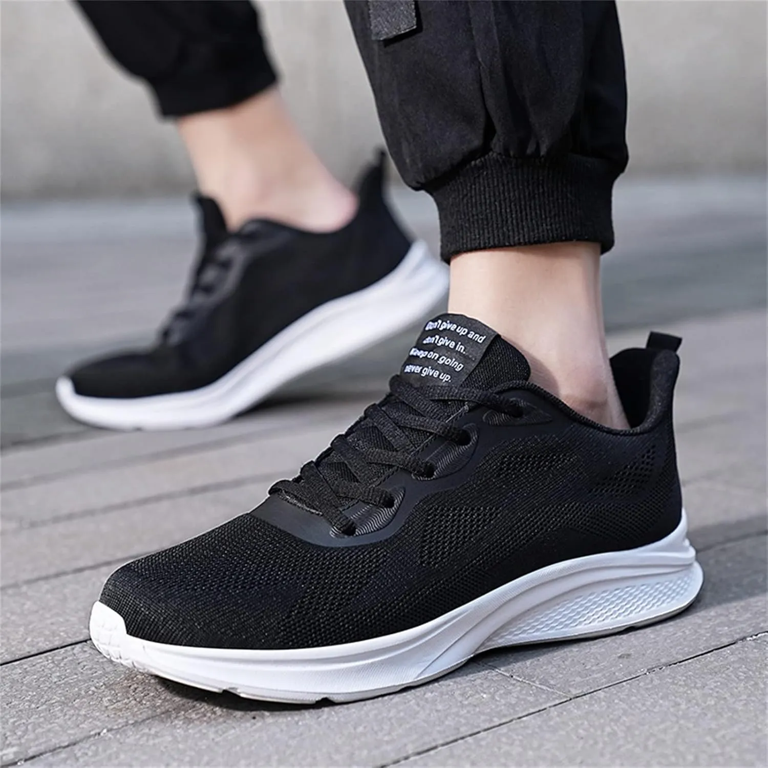 Men's Recovery Shoes Lace Up Solid Running Shoes Casual Fashion Sneakers Lightweight Lite Adapt V3 Sneaker - Men's